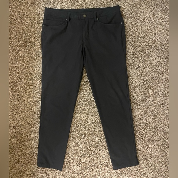 Lululemon Men’s ABC Pants, Charcoal Grey 34x32 - Picture 1 of 6